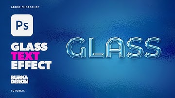 Glass Text Effect Tutorial in Adobe Photoshop