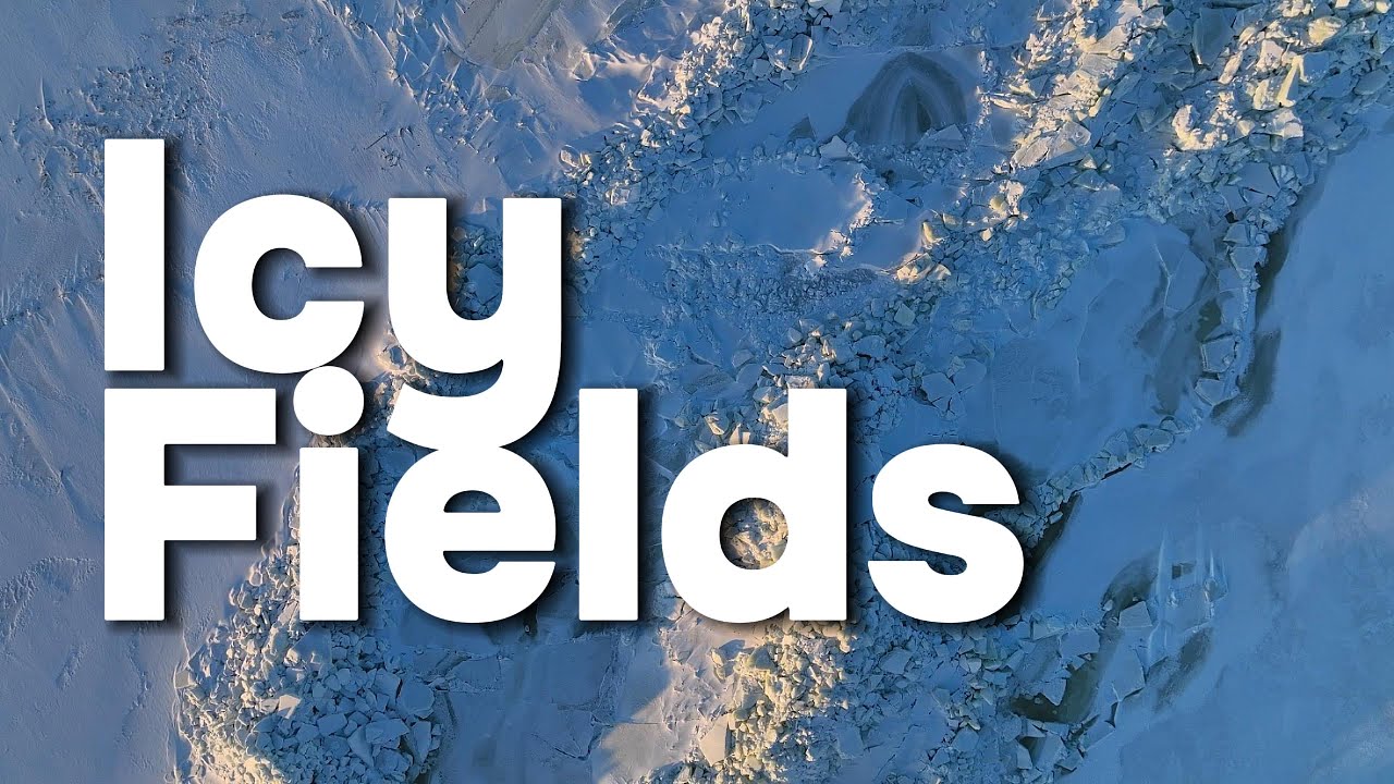 Icy fields in Finland