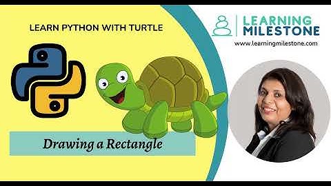 2 - Create a Rectangle - Learn Python with Turtle Graphics