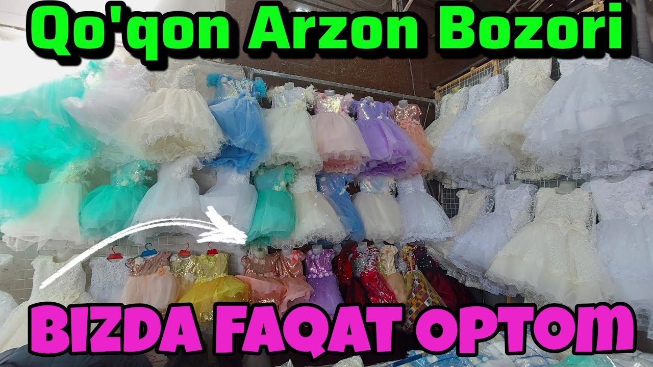 Qo'qon Arzon Bozori Arzon Narxlarda Kelin Kuynekchalar Optom Narxlari