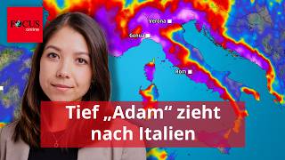 Storm system "Adam" moves on – Italy now faces severe weather