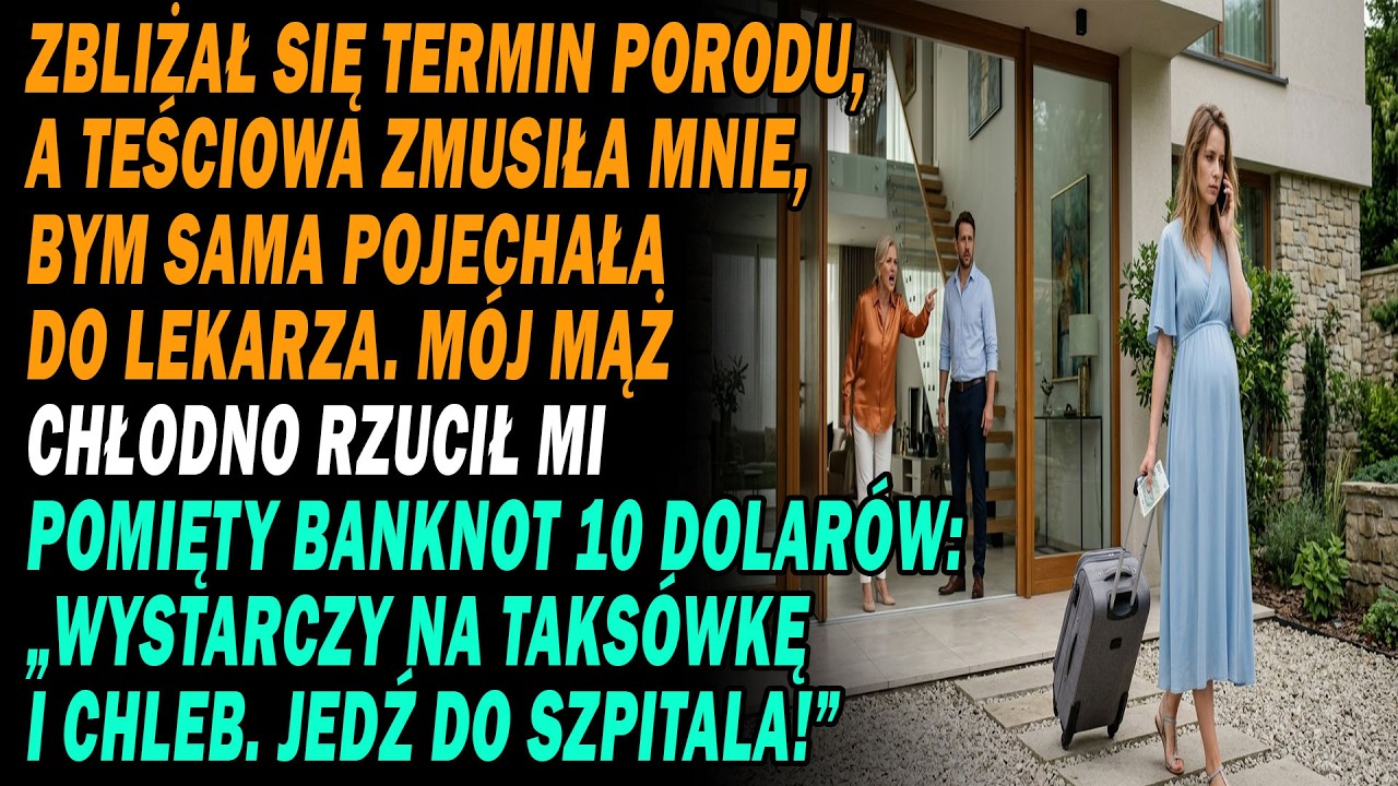 Tamtego ranka, z ogromnym brzuchem w dziewiątym miesiącu ciąży, poprosiłam męża, żeby pojechał ze mną do lekarza. On rzucił na stół zgnieciony banknot 50 złotych i powiedział: „Pięć dych spokojnie...