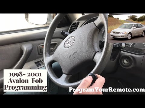 How to program a Toyota Avalon remote key fob 1998 - 2001