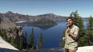 How the Crater at Crater Lake was Formed (in a nutshell)