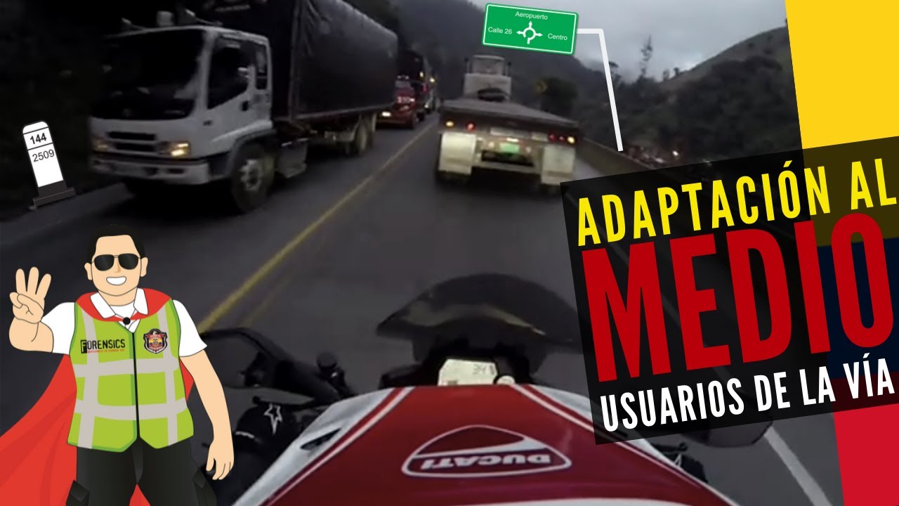 Partes de la Vía* ADAPTACIÓN AL MEDIO* PESV Conducción de Autos 🚸👉🚐🦸🏻♂ ¿a que no lo sabías?