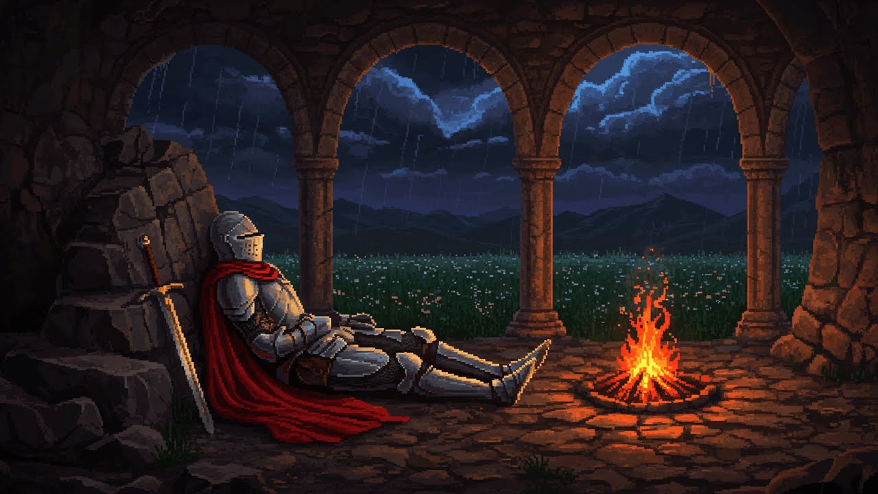 Rest… The storm won’t last forever, traveler