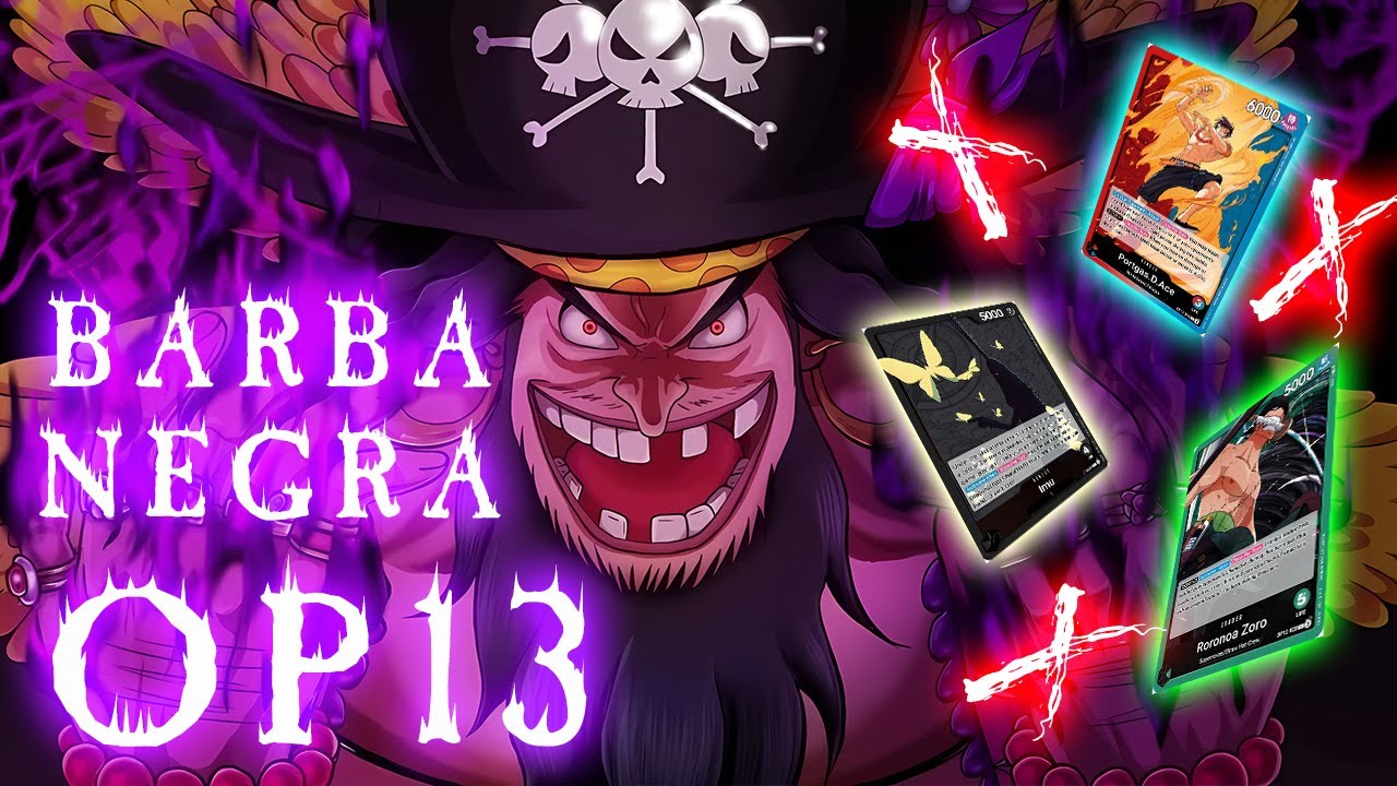 MARSHALL D. TEACH DECK PROFILE OP13 | SIGUE en la CIMA del META game ACTUAL | OPTCG