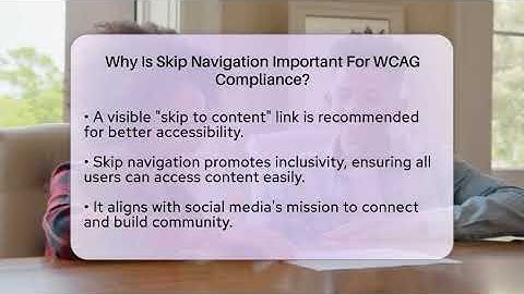 Why Is Skip Navigation Important For WCAG Compliance? - Everyday-Networking