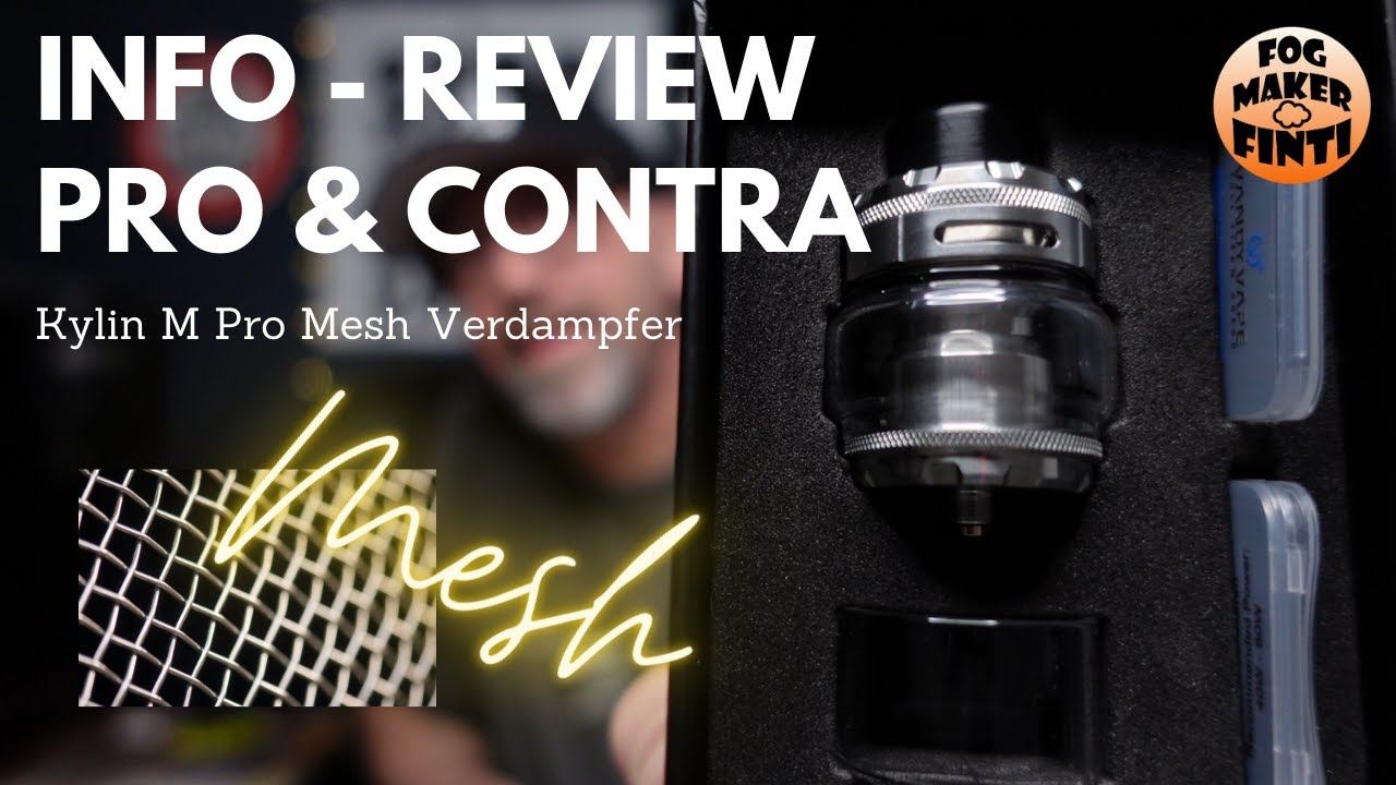 Vandy Vape Kylin M Pro RTA | Mesh Verdampfer mit Top Airflow