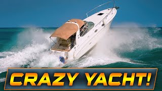 Yacht captain risks it all at haulover inlet