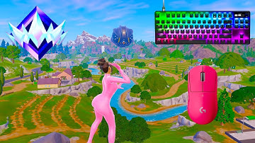 SteelSeries Apex Pro TKL ASMR 😴 Unreal Ranked 🏆 Satisfying Keyboard Fortnite 360 FPS 4K