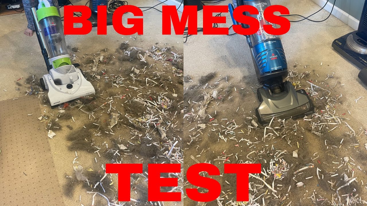 HUGE MESS TEST! (3 Bissells and a Kenmore) - YouTube