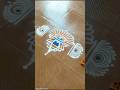 freehand rangoli design  🌷 #rangoli #trending #viral #muggulu #kolam