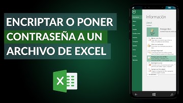 Cómo Encriptar o Poner Contraseña a un Archivo de Excel - Muy Fácil