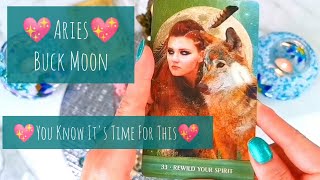 ARIES "BUCK FULL MOON JULY 29TH - YOU KNOW ITS TIME FOR THIS!!!" TAROT READING  