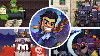 Dan the Man Classic - All Bosses with Barry (Hard Mode)