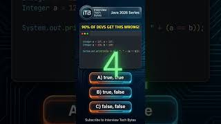 #56 Why 127 == 127 is TRUE but 128 == 128 is FALSE? 🤯 #java2026 #coding #programming #java