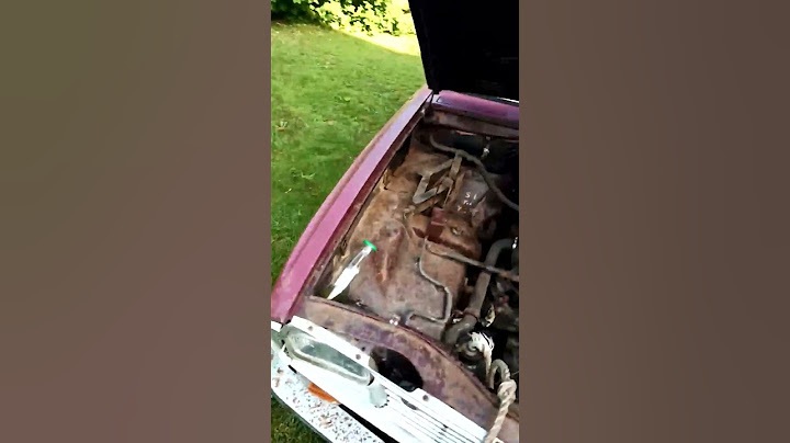 Renault 16 1969 First Start Up From Longtime Barn Storage.