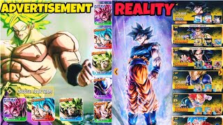 Dragon Ball Legends ADS vs REALITY