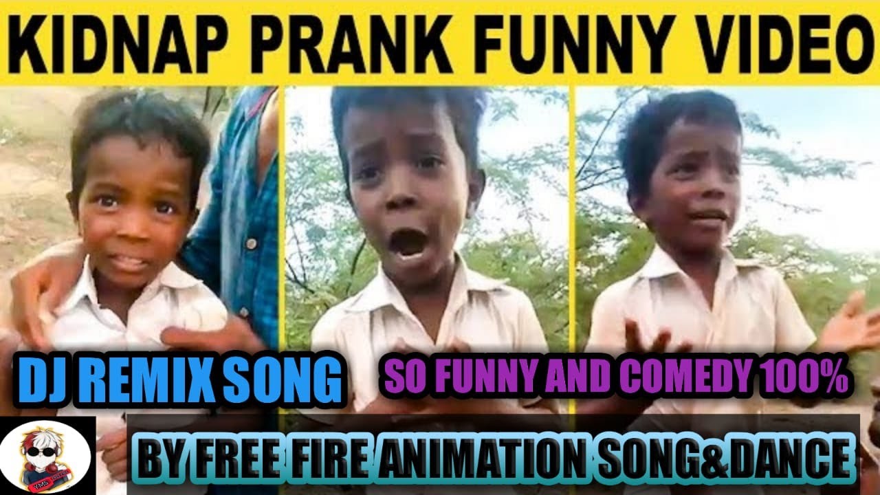 TAMIL SMALL BOY KIDNAP PRANK IN DJ REMIX BY FREE FIRE ANIMATION DANCESONG KIDNAP PRANK DJ REMIX