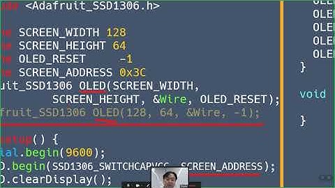 Arduino OLED ครั้งที่ 1
