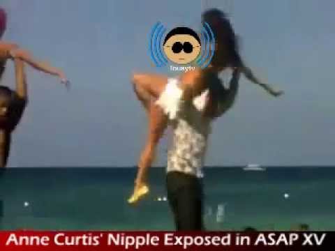 Uncensored Anne Curtis breast and nipple slip in ASAP XV, Boracay - YouTube...