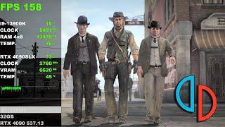 Experience RDR 1 Like Never Before: 4K 120fps + RTX 4090 Yuzu Benchmark Gameplay