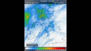 WET North, HOT South Start to Week With Cooling Trend... 100mm+ For W Scot!