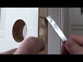 how to drill new door knob | for the beginner