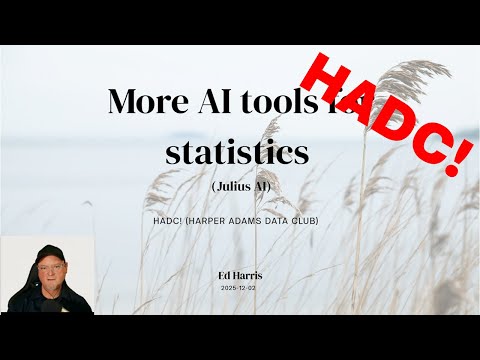 HADC 2025-12-02 (Meeting 196) Julius AI for Data Analysis