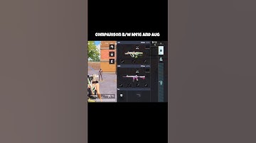 M416 vs AUG A3 (NEW UPDATE 2.8) BGMI  Weapon Comparison + Guide/Tutorial (Tips and Tricks) #shorts