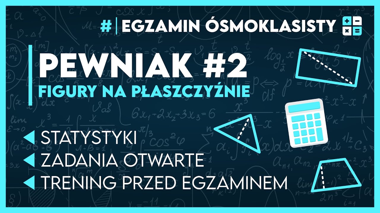 Sprawdzian Probny Dla Klas 1 Gimnazjum Polski PEWNIAK Z MATMY - ZADANIA Z FIGUR 📐 | Egzamin Ósmoklasisty 2025 - YouTube