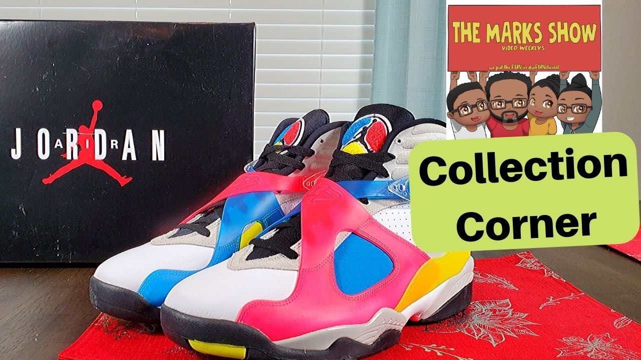 jordan 8 multicolor