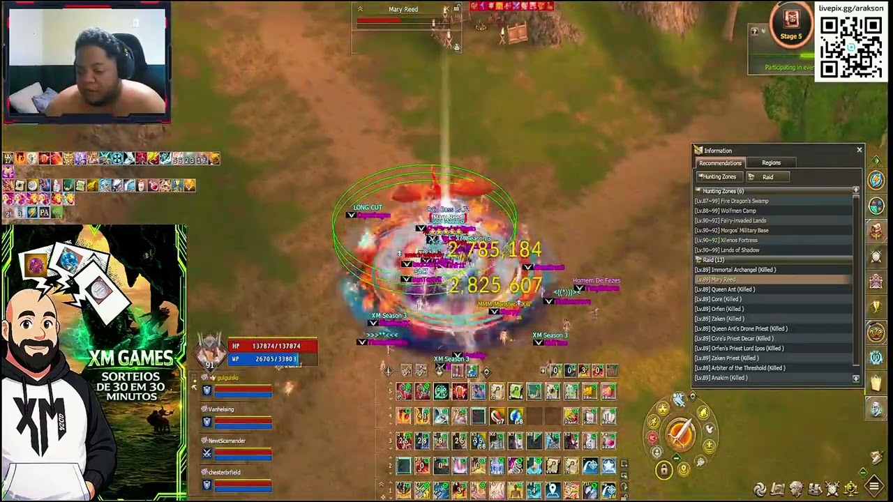 L2 XM S3 - Clan SoulStealers PVP BOSS (Mary Reed).| #araks0n em #Twitch #gaming #l2community