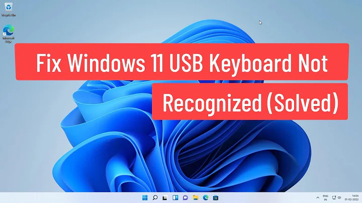 Fix Windows 11 USB Keyboard Not Recognized