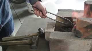 2014/11/20 三条市・鍛冶道場　ペーパーナイフ作り