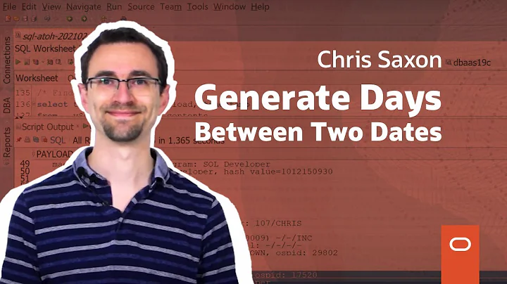 Generating days between two dates