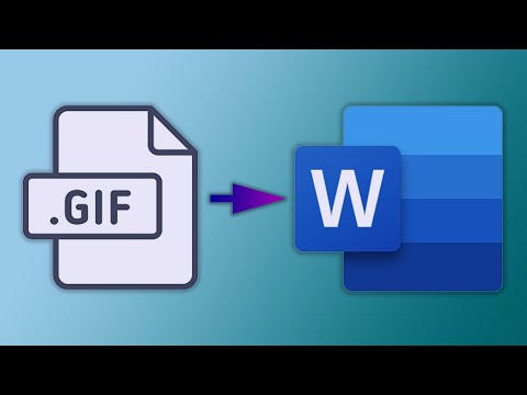 Video: Cómo Insertar Un Archivo Gif