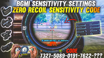 NEW UPDATE 3.7 !!🔥BEST SENSITIVITY CODE+CONTROL SETTINGS BGMI/PUBG MOBILE | BGMI AFTER UPDATE 3.7