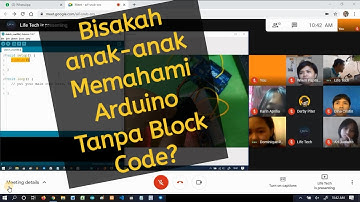 Berbagi Tentang Pemrograman  Arduino Pada Anak-anak.