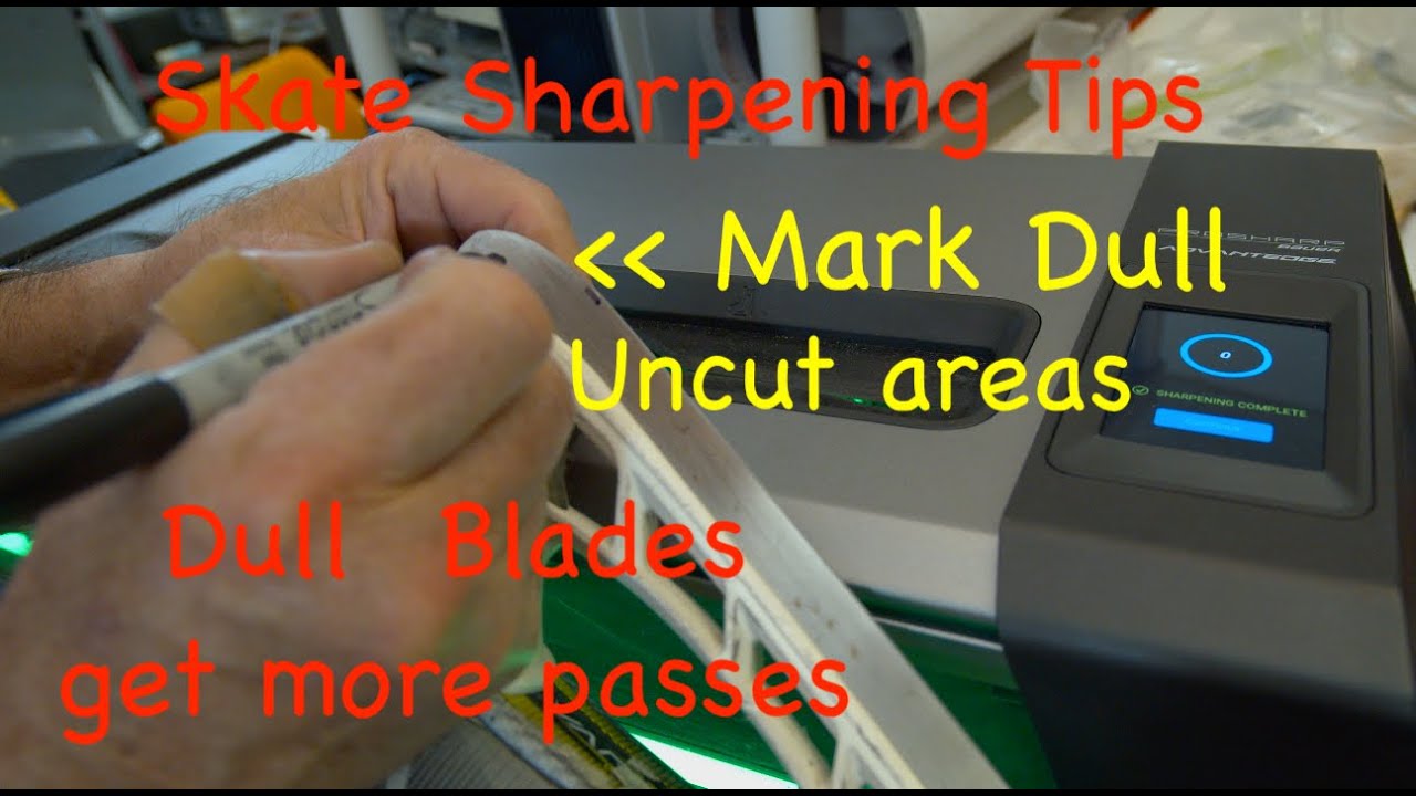 Prosharp Bauer Advantage dull skates more passes Sharpening
