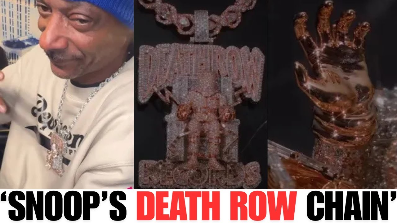 Snoop Dogg FLEXES Death Row Chain Gifted By His Son 💎🔥
