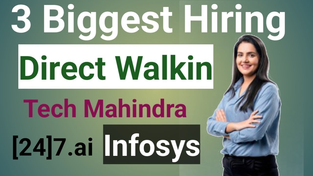 🔥3 Biggest hiring for freshers & experienced || Direct walkin drive ...