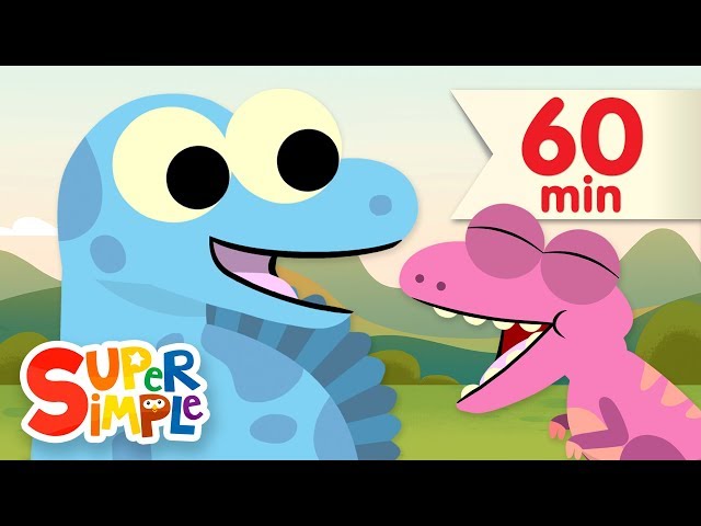 10 Little Dinosaurs 2 | + More  Kids Songs | Super Simple Songs class=