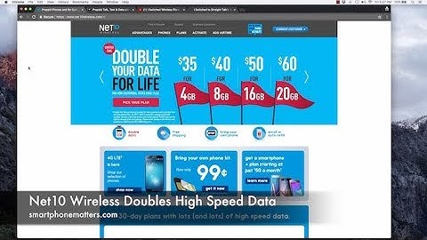 Net10 Wireless Doubles High Speed Data