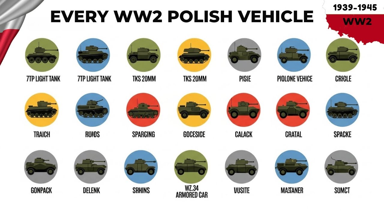 Every Polish Vehicle Used in WWII (1939-1945)