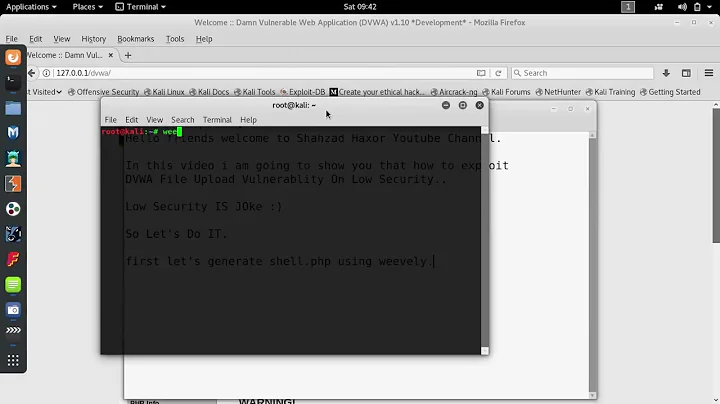 DVWA File Upload On Low Security