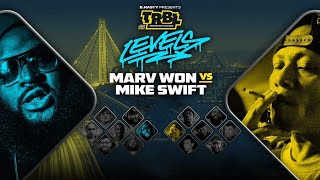 Marv Won vs Mike Swift - T.O.Y.S Rap Battle League - LEVELS Host: B.Nasty