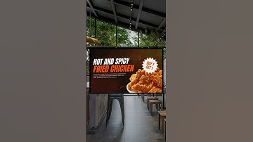 Digital Fried Chicken Menu Templates -#3