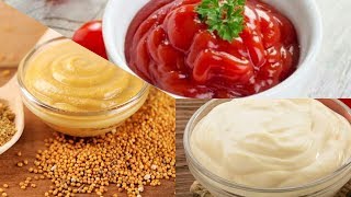 وداعا هاينز /كاتشب/مايونيز/مسترده/How To Make /ketchup/ mayonnaise/mustard